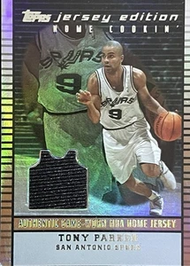 2002-03 Topps GU Jersey Edition TONY PARKER San Antonio Spurs - Bild 1 von 2