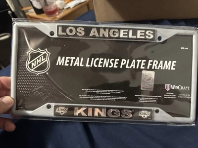 Los Angeles Kings Metal Chrome license Plate Frame NHL 6x12 - Image 1 of 3