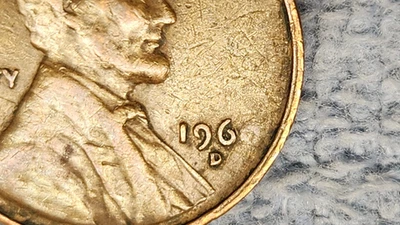 1960? D Error Lincoln Penny - Grease Strike, Missing digit in year - Image 1 of 4