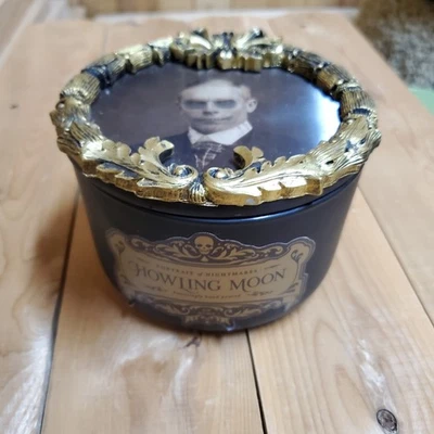 DW Homes Halloween Mirror Of Horrors Howling Moon Ghoul 3-Wick Scented Candle - Image 1 of 4