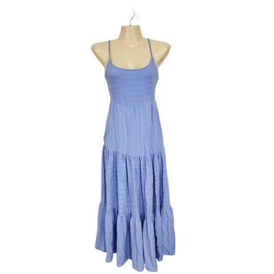 Haute Hippie Maxi Dress Striped Tiered Sleeveless Casual Dress XS - Image 1 of 4