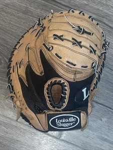 Louisville Slugger Catcher Mitt GENESIS 1884 Series. GENYCM Youth RHT Hand Throw - Picture 1 of 9