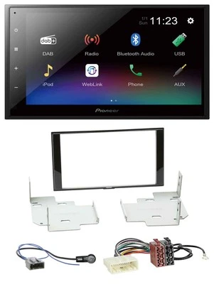 Pioneer USB Bluetooth DAB 2DIN MP3 Autoradio für Nissan Micra Note ab 2013 - Bild 1 von 4