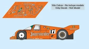 Decals Porsche 962 Nurburgring 1987 1:32 1:43 1:24 1:18 slot calcas - Picture 1 of 1