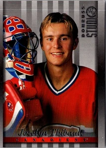 Tarjeta de hockey Studio Jocelyn Thibault #77 Montreal Canadiens 1997 - Imagen 1 de 2