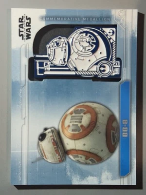 Topps Star Wars 2019 Rise Skywalker BB-8 Commemorative Relic Medallion #MC-BB8 - Imagem 1 de 2