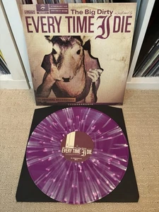 Every Time I Die - The Big Dirty LP Orchid w/Bone & Violet Splatter Vinyl - Picture 1 of 2