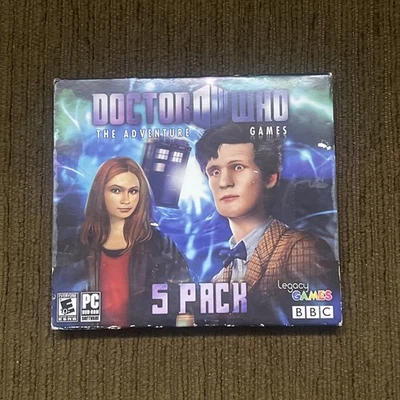 Doctor Who The Adventure Games BBC Puzzle PC Game 5 Game Pack - COMPLETE CIB - Image 1 of 2
