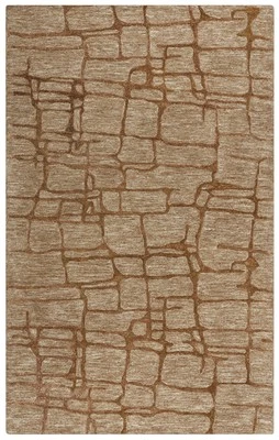 8x10 Rizzy Rugs Beige Geometric Faded Cubes Area Rug BKR105 - Aprx 7' 9" x 9' 9" - Image 1 of 2