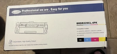 4 Pk DR229CL Compatible para Tambor Brother DR229 DR-229 HL-L3300CDW HL-L3295CDW Foto 1 de 4
