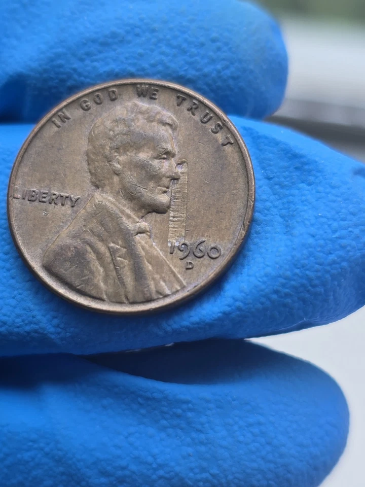 Centavo de Los EEUU de 1960 Con Error Coin - Image 1 of 4