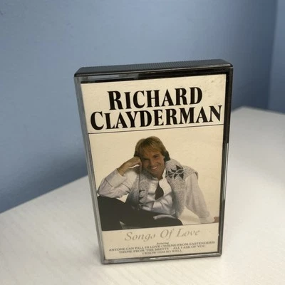 RICHARD CLAYDERMAN SONGS OF LOVE CASSETTE TAPE ALBUM - Image 1 of 3
