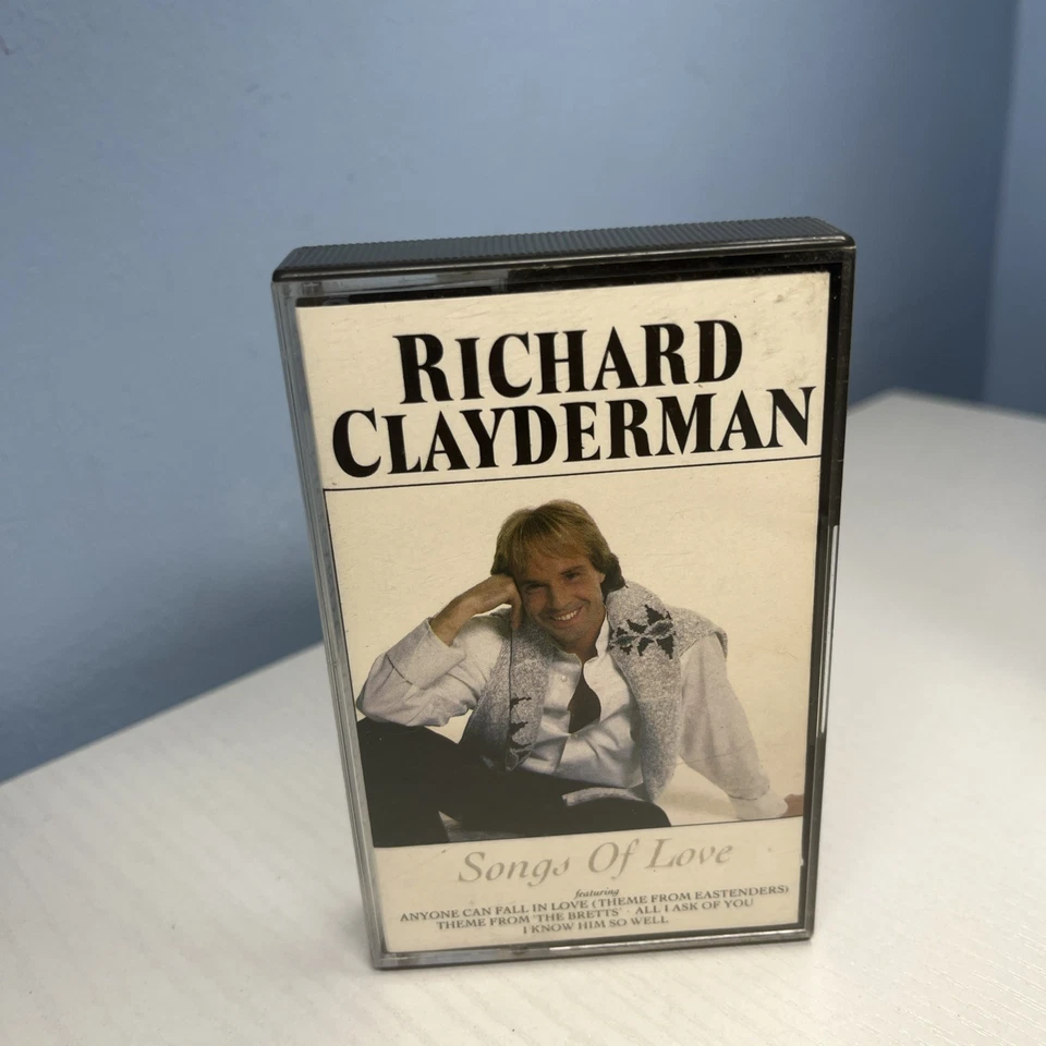 RICHARD CLAYDERMAN SONGS OF LOVE CASSETTE TAPE ALBUM - Image 1 of 3