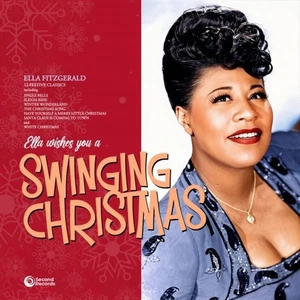 Ella Fitzgerald - Ella Wishes You A Swinging Christmas - Red Vinyl RECORD - Picture 1 of 1