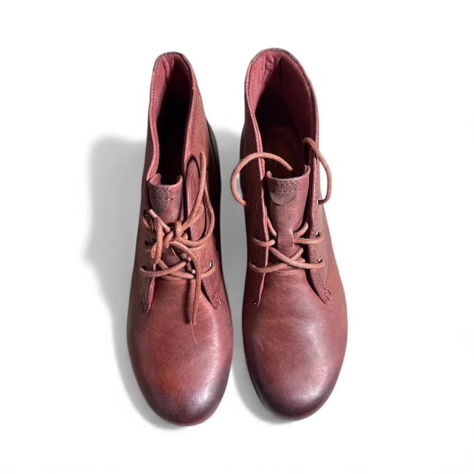 Botas chukka de cuero Rockport para mujer talla 8,5 - botines cómodos al tobillo Foto 1 de 4