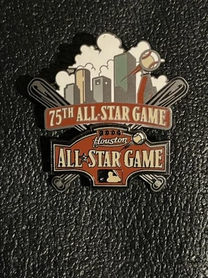 75th MLB All-Star Game 2004 Houston Astros Lapel Fitted Pin #/2004, RARE - Image 1 of 2