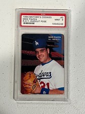 1994 Mother's Cookies Mike Piazza Rookie of the Year PSA 9 Mint #3
