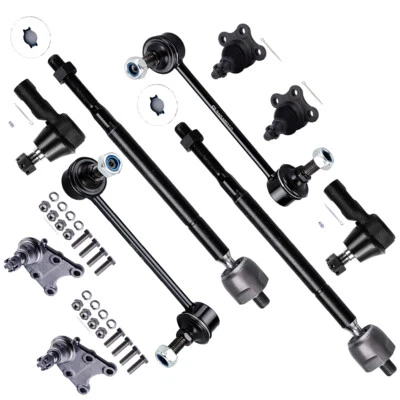 10pcs Front Sway Bars Ball Joints Tie Rods Set For Isuzu Rodeo Sport 2001-2003 - Image 1 of 4