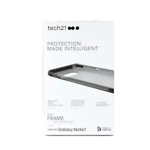 TECH21 CASE FOR SAMSUNG GALAXY NOTE 7 EVO FRAME SLIM SMOKEY BLK *NEW#1* T21-5364 - Bild 1 von 2