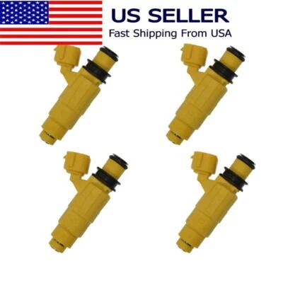 4pcs Fuel Injector For Mitsubishi Diamante 1997-2004 Mitsubishi Eclipse 2000 - Image 1 of 4