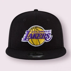 Gorra ajustable Los Angeles Lakers 9FIFTY - Gorra LA NBA New Era - Negra Snapback - Imagen 1 de 3