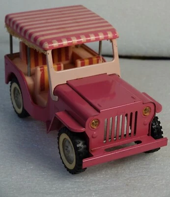 Tonka Toy Pink Jeep 1962 película azul Hawaii Elvis Presley Hilton Village Hotel Foto 1 de 4