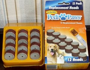 NEW OPEN BOX -  PediPaws 12 Replacement Filing Heads 