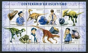 GUINEA-BISSAU - SCOUTING AND DINOSAURS, MINERALS  2006  S320 - Picture 1 of 2