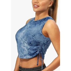 Workout Tank Top Athletic Yoga Crop Gym Running Shirts, Moisture-Wicking Small - Picture 1 of 4