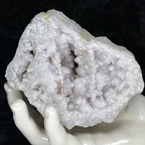 Geode 4” Spirit Quartz Crystal Cluster Unique Formation Mineral Specimen - Picture 1 of 9