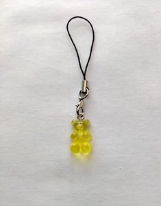 Gummy Bear Phone Charm Dangle Lanyard Hanging Pendant Chain Car Decor Handmade - Photo 1 sur 4