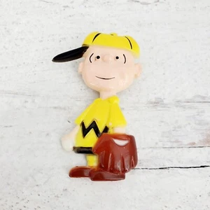 Vintage Aviva Hong Kong Peanuts Gang Snoopy Charlie Brown Pin - Picture 1 of 3