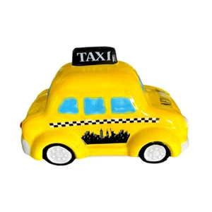 Vintage Ceramic New York City Yellow Taxi Cab Bank - Picture 1 of 5
