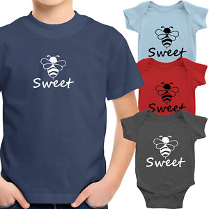 Bee Sweet Toddler Kids Boy Tee T-Shirt Infant Baby Bodysuit Clothes Kindness Bee