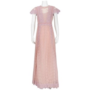 burberry pink lace dress