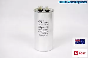 CBB65 450V Air Conditioner Motor Start Run Capacitor 80uF 4+4 Pins (G69) - Picture 1 of 5