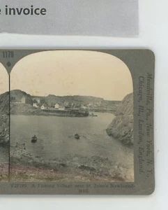 Fischerdorf St John Neufundland Kanada Keystone Stereoansicht - Bild 1 von 2