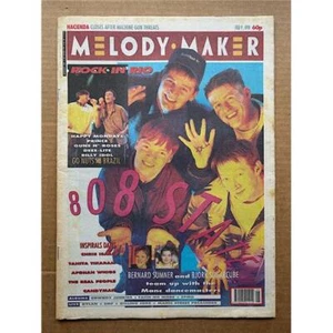 808 STATE MELODY MAKER MAGAZINE FEBRUARY 9 1991 - 808 STATE COVER WITH MORE  - Picture 1 of 1