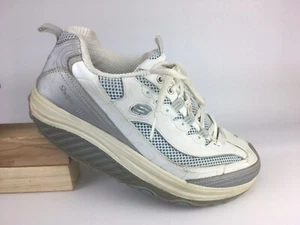 Skechers Damen Wanderschuh silberweiß blau formbar oben tone 11803 10 US 40 EUR - Bild 1 von 12