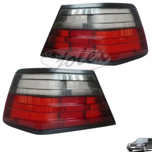 Rückleuchtenglas grau rot rechts+links Set Satz Paar für Mercedes E-Klasse W124 - Bild 1 von 2