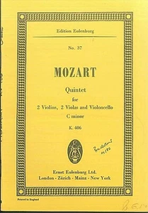 Mozart: Quintet C-Moll K.406 ~ Miniature - Picture 1 of 1
