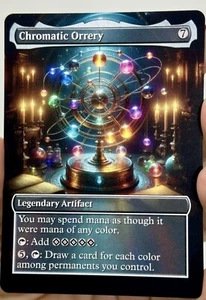 Chromatic Orrery Proxy Card with Custom designed art - Picture 1 of 2