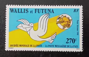 Stamps Wallis & Futuna islands 1986, World Post Day - Picture 1 of 2