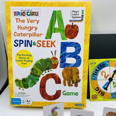 The Very Hungry Caterpillar SPIN & SEEK ABC Game Complete - Image 1 of 4