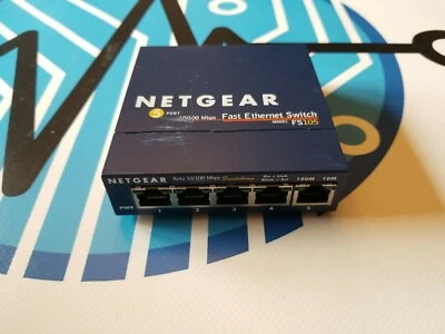 Netgear ProSafe 5 Port 10/100 Fast Ethernet Network Switch FS105 v2 - Image 1 of 3