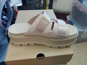 Sandalias Ugg para mujer Clem QSD rosa 10 plataformas - Imagen 1 de 4