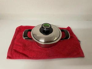 AMC Topf Pfanne 1,1 L mit Visiotherm Deckel - 16cm - Edelstahl - TOP - Bild 1 von 7