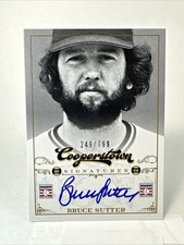 2012 Panini Cooperstown Signatures Certified Autograph #49 Bruce Sutter  #/799