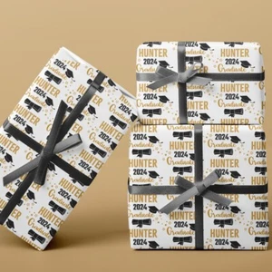 2025 Graduate Name Personalized Wrapping Paper | Congrats Grad Print Gift Wrap - Picture 1 of 10