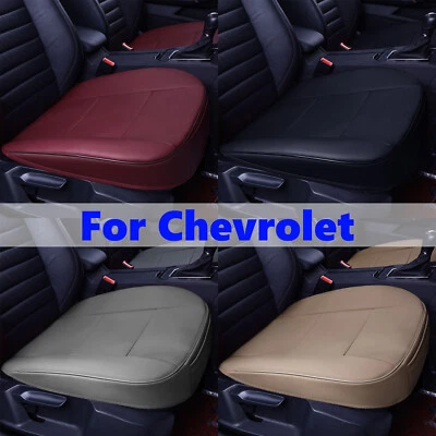 For Chevrolet PU Leather Car Front Cover Chair Cushion Seat Protector Pad Mat Foto 1 de 4